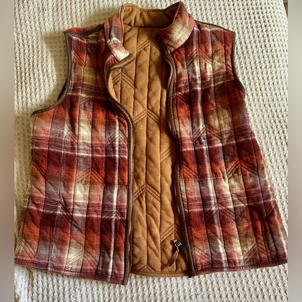 Legendary Whitetails Plaid Vest - Pumpkin Spice - Picture 5 of 6